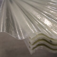 100 x 305 cm Polyester Golfplaat Transparant Type A 130/30