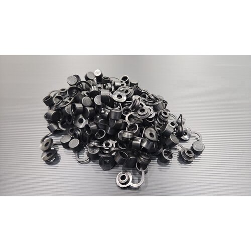 Kunststof Combi Doppen Zwart 76/18 100 stuks