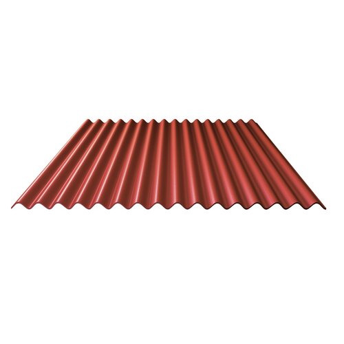1200 x 3000 mm  Stabipol LT Golfplaat baksteenrood  76/18