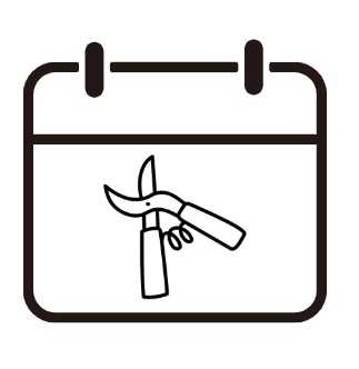 Agenda met snoeischaar