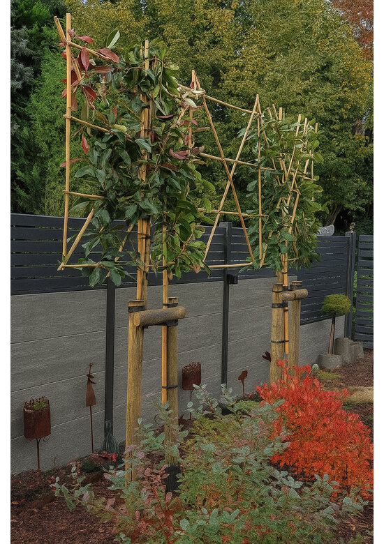 Glanzmispel Spalierbaum 'Red Robin' | Photinia fraseri 'Red Robin'