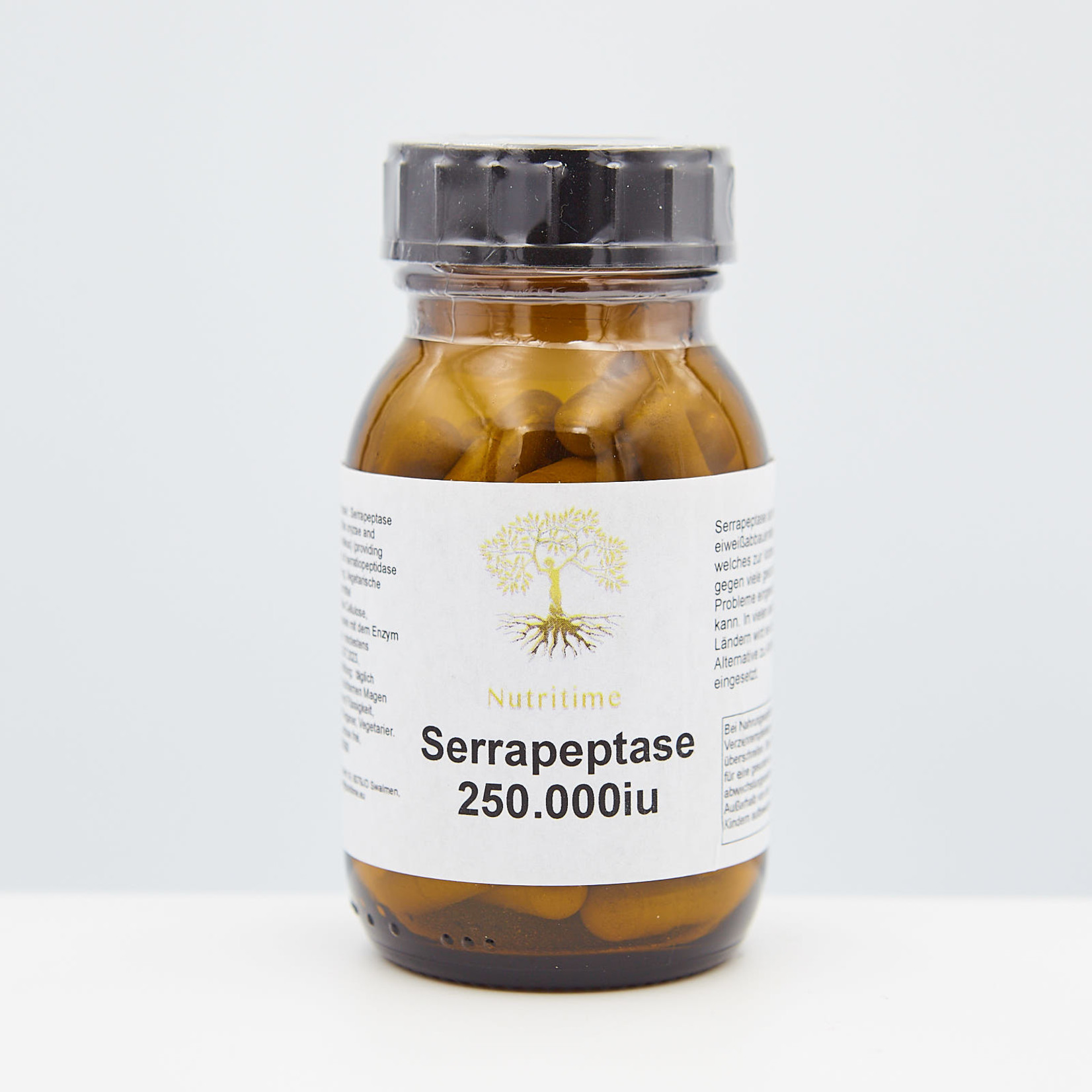 Nutritime Serrapeptase, Das Enzym der Seidenraupe, 250.000iµ