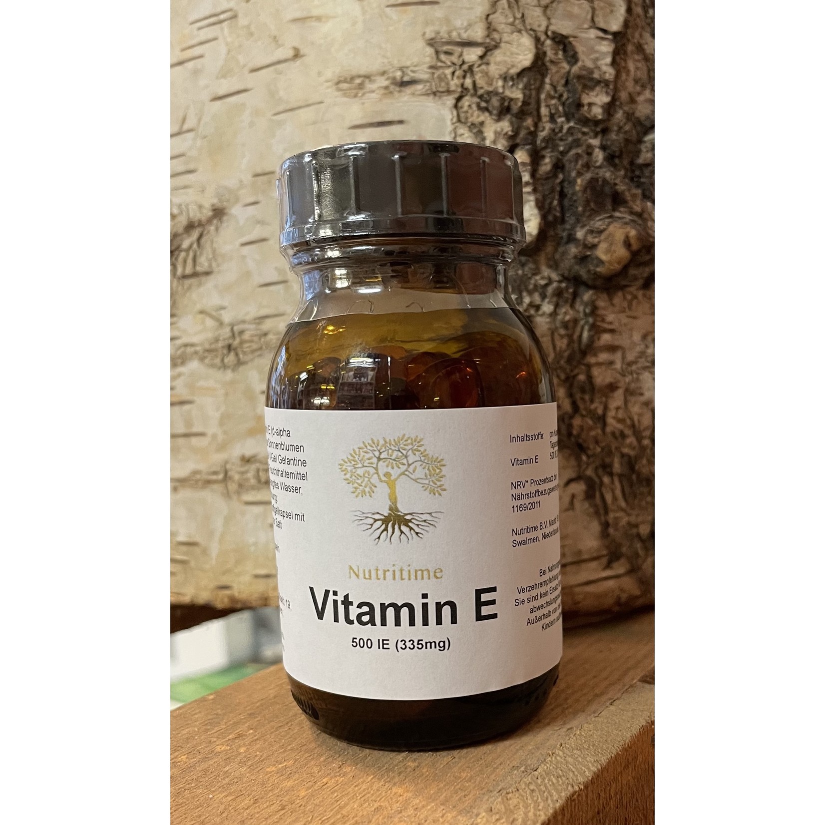 Nutritime Vitamin E600 IE, (d-alpha tocopherol)