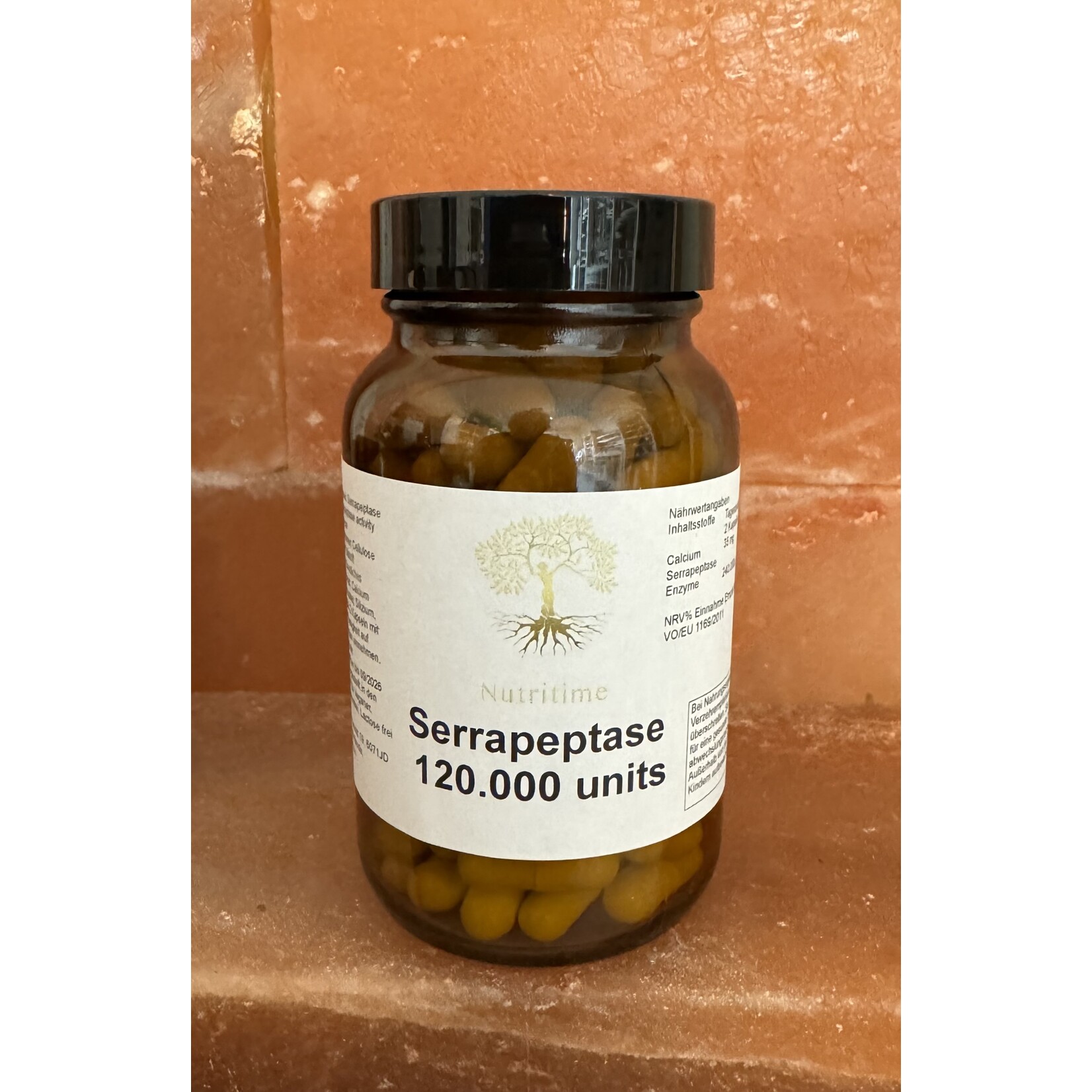 Nutritime Serrapeptase, The Enzym of the Silkworm 120.000iµ