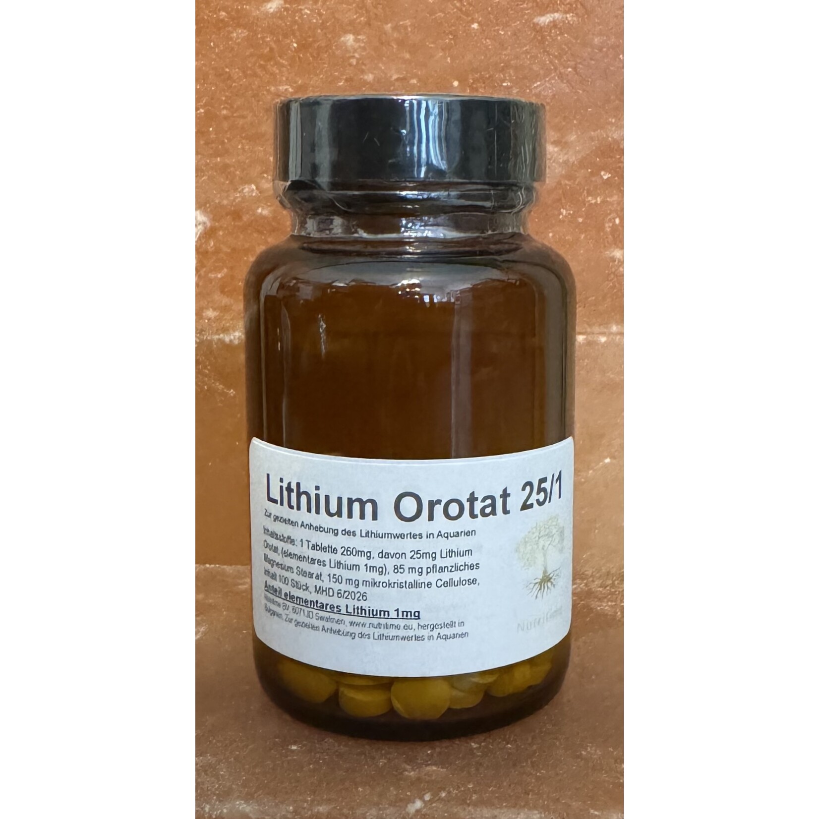 Nutritime Lithium Orotat 1 mg elementares Lithium