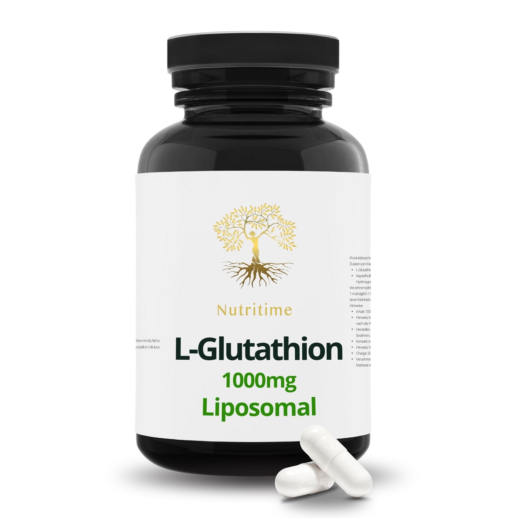 Nutritime L-Glutathion 1000mg (reduziert)