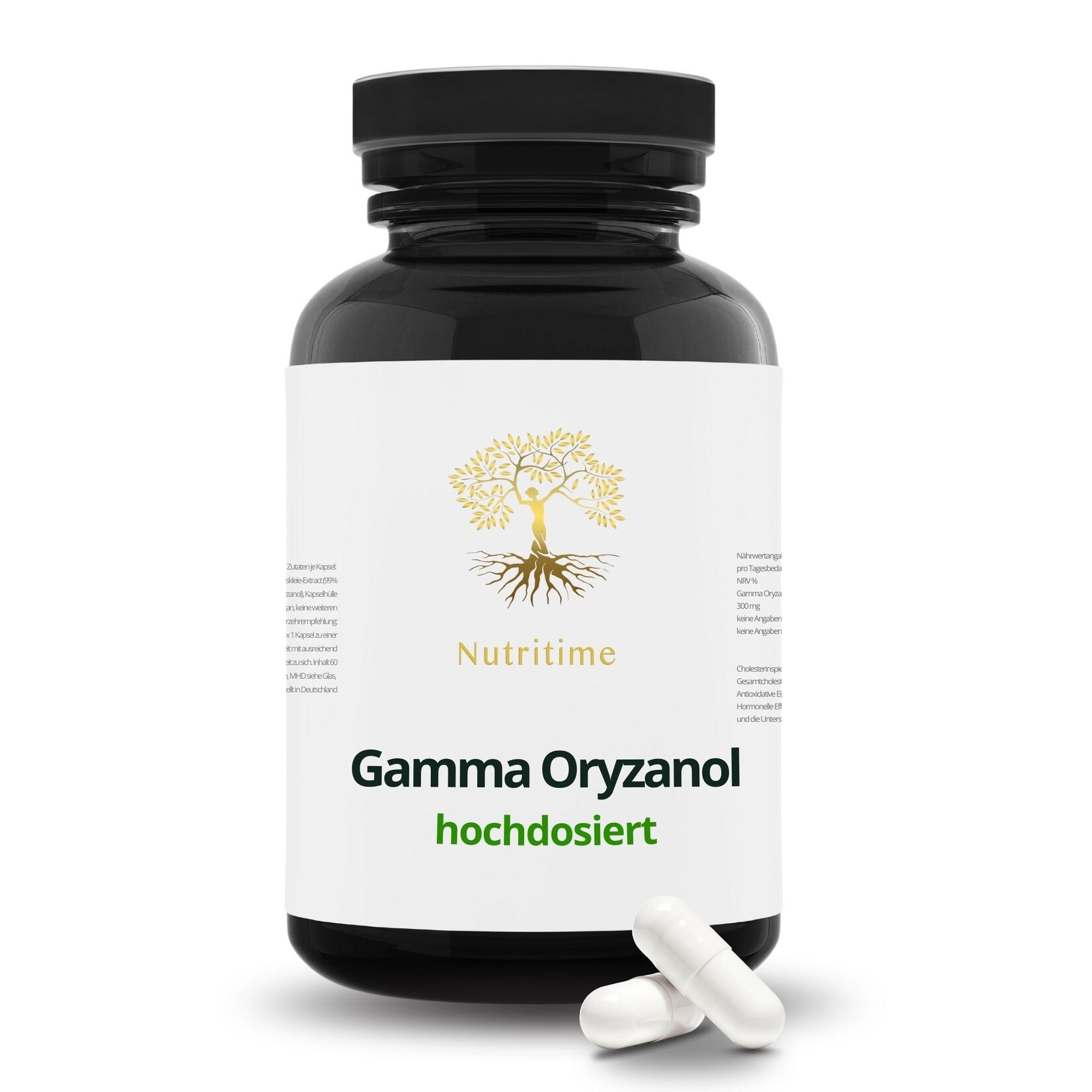 Nutritime Gamma Oryzanol - hochdosiert