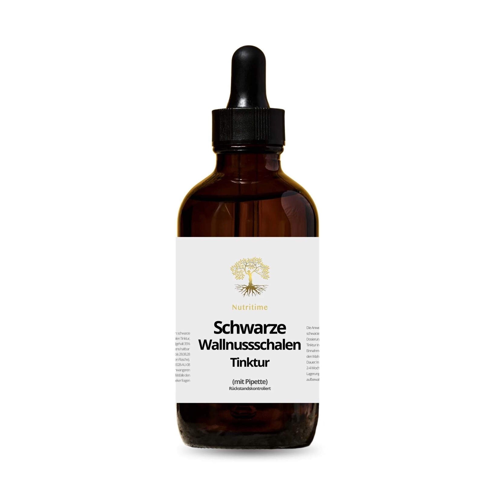 Nutritime Schwarze Wallnussschalen Tinktur