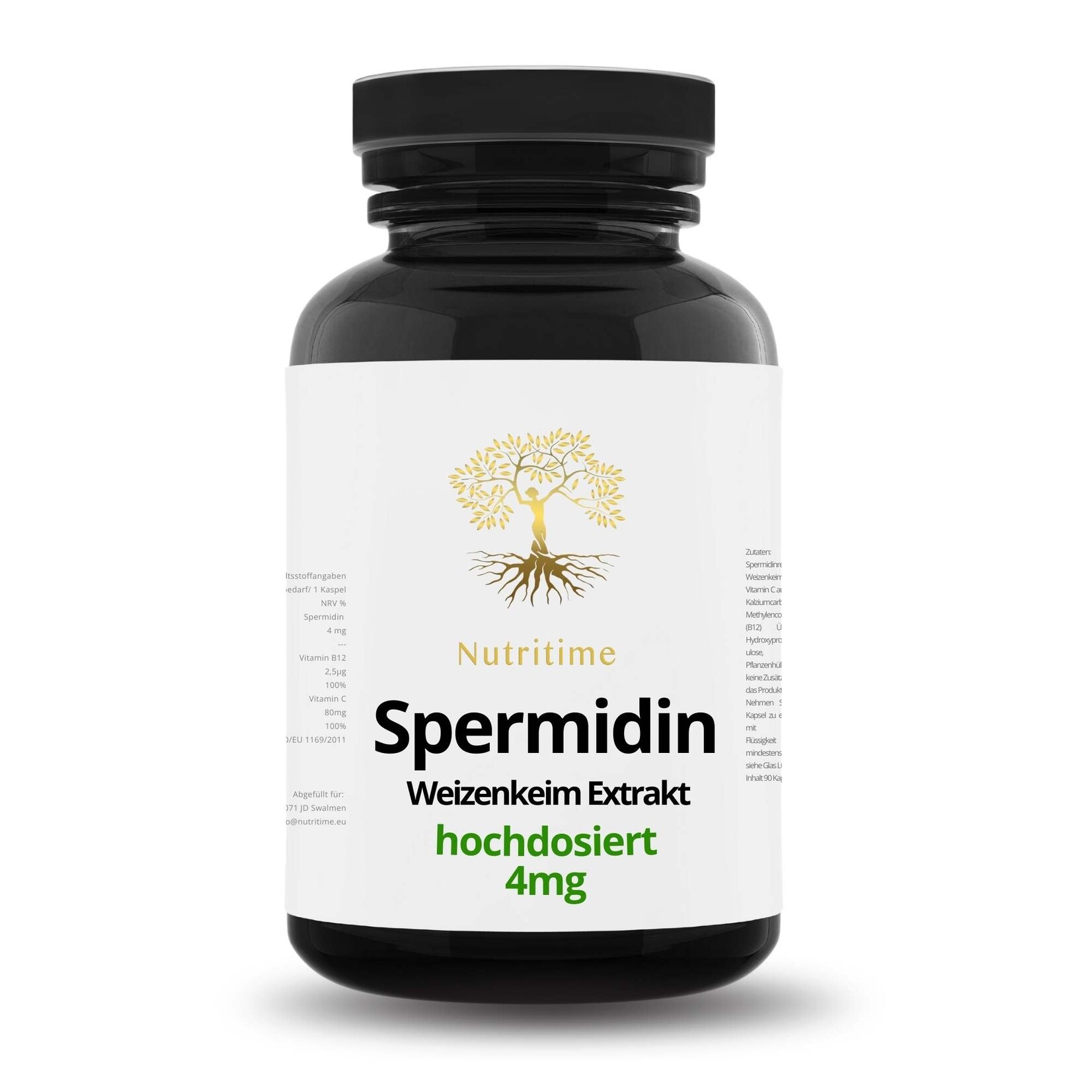 Nutritime Spermidin Weizenkeim Extrakt - 4mg
