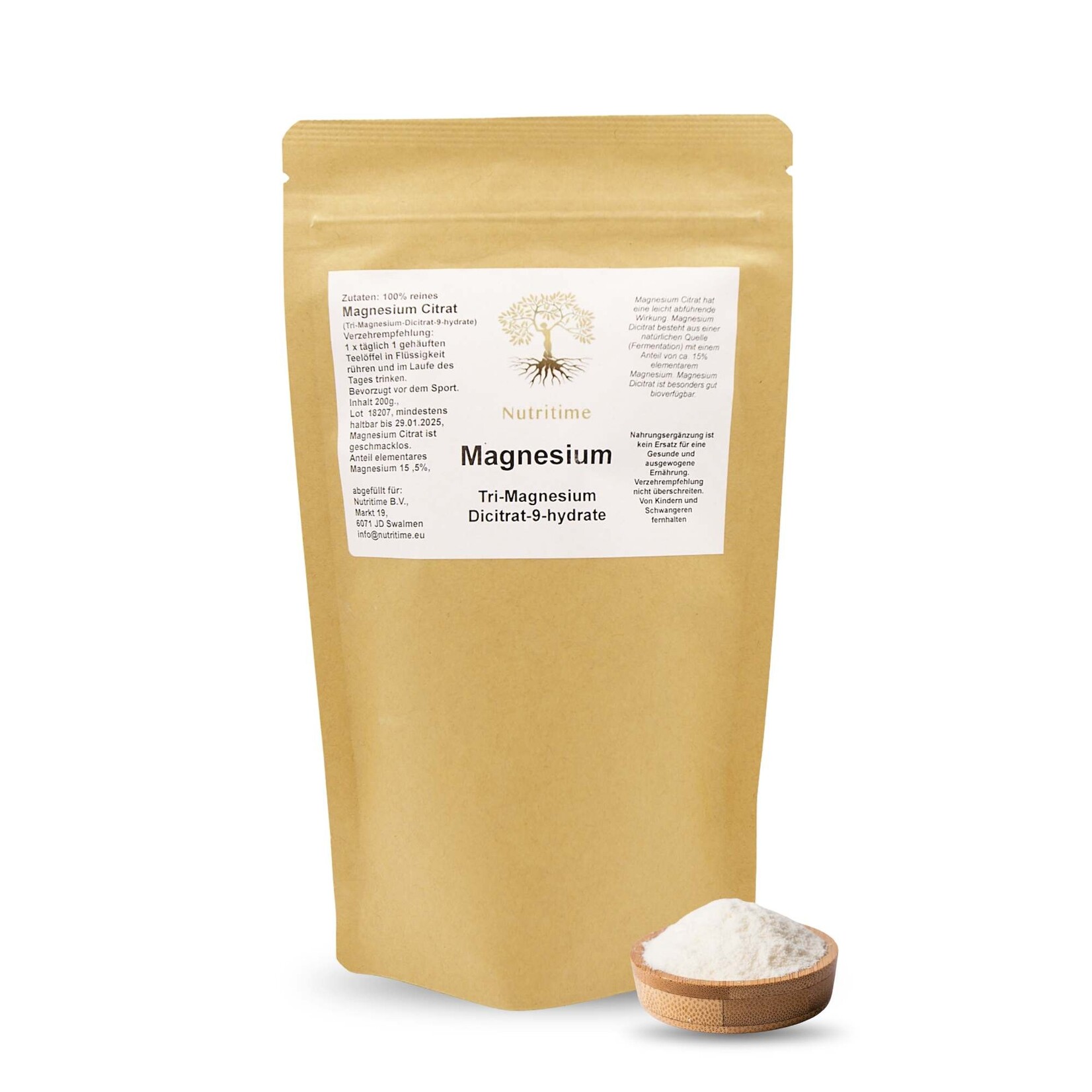 Nutritime Magnesium Citrat