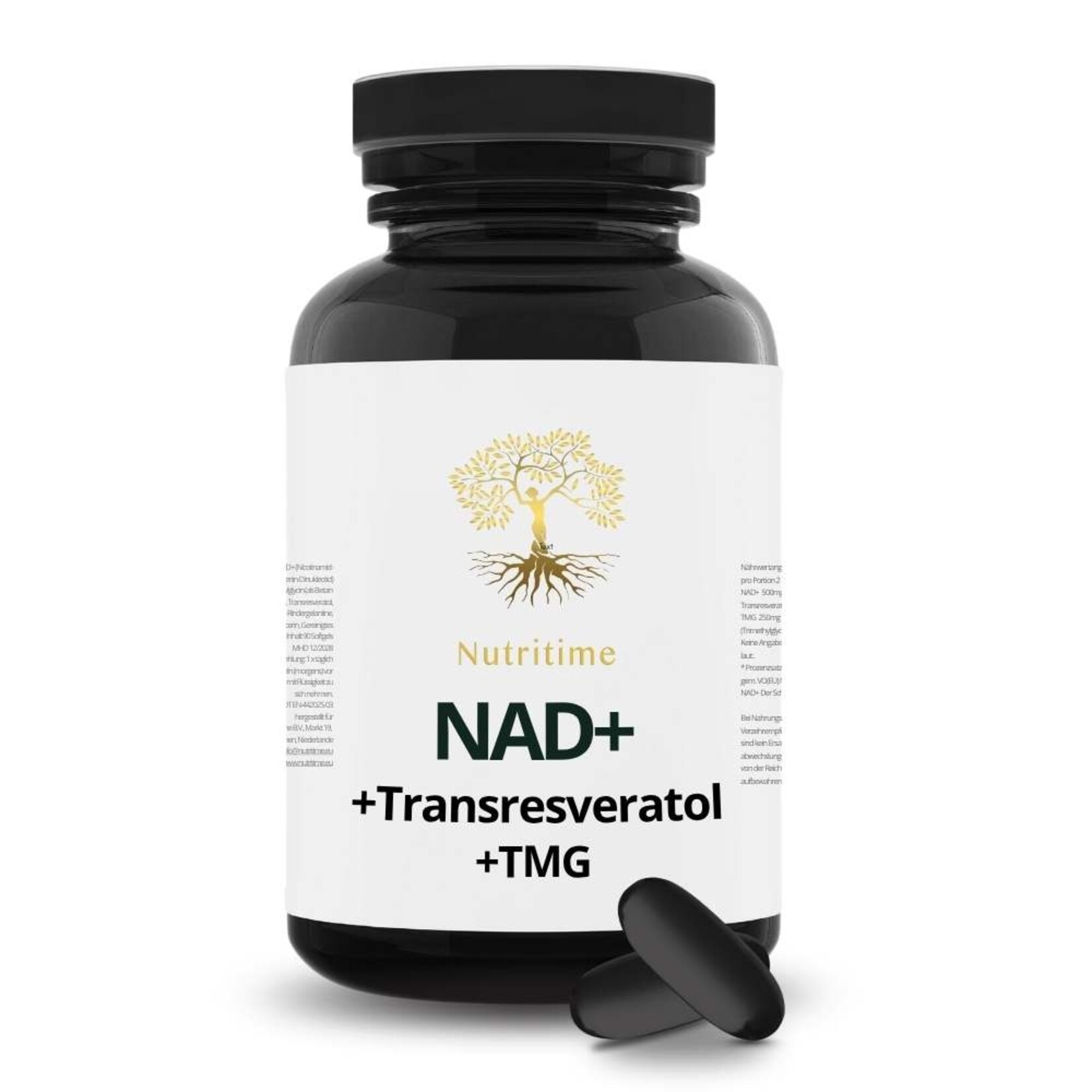 Nutritime NAD+, +Transresveratol +TMG, Top Angebot