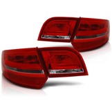 Achterlichten geschikt voor Audi A3 8P 04-08 Sportback rood helder LED