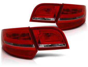 Achterlichten geschikt voor Audi A3 8P 04-08 Sportback rood helder LED