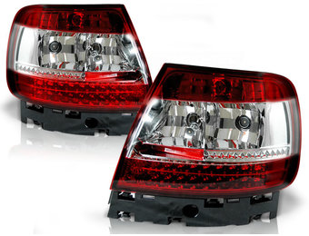 Achterlichten geschikt voor Audi A4 B5 11 94-09 00 rood helder LED