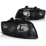 Koplampen geschikt voor Audi A4 B6 10 00-10 04 zwart