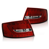 Achterlichten geschikt voor Audi A6 C6 sedan 04 04-08 rood helder LED 7pin