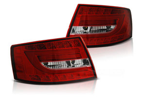 Achterlichten geschikt voor Audi A6 C6 sedan 04 04-08 rood helder LED 7pin