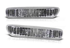 Zijkant knipperlichten geschikt voor BMW E46 chroom