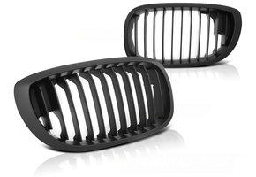 Grill geschikt voor BMW E46 04 03-2006 coupe / cabrio zwart mat