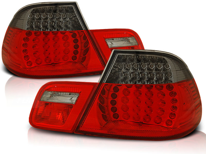 Achterlichten geschikt voor BMW E46 04 99-03 03 coupe rood smoke LED