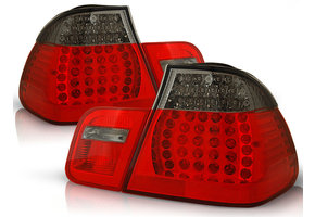 Achterlichten geschikt voor BMW E46 05 98-08 01 sedan rood smoke LED