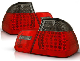 Achterlichten geschikt voor BMW E46 05 98-08 01 sedan rood smoke LED