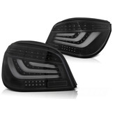 Achterlichten geschikt voor BMW E60 03 07-12 09 zwart LED strip