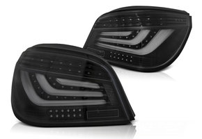 Achterlichten geschikt voor BMW E60 03 07-12 09 zwart LED strip