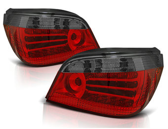 Achterlichten geschikt voor BMW E60 07 03-07 rood smoke LED