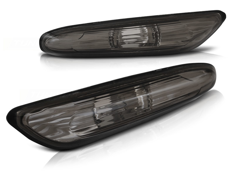 Zijkant knipperlichten geschikt voor BMW E81 82 87 88 / E90 91 92 93 / X1 09-12 smoke