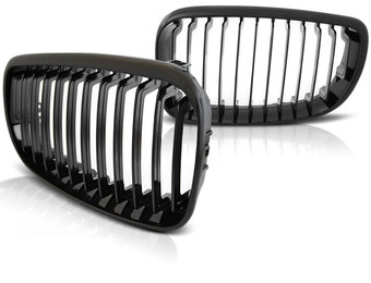 Grill geschikt voor BMW E87/E81/E82/E88 09 07-13 glanzend zwart