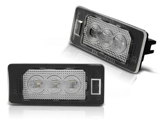 Kentekenverlichting LED geschikt voor BMW E90/F30/F32/E39/E60/F10/X3/X5/X6 3x LED