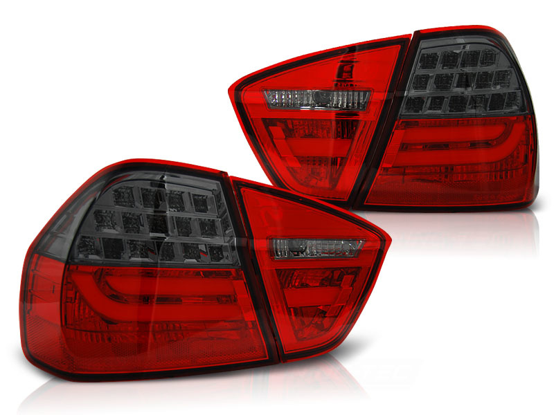 Achterlichten geschikt voor BMW E90 03 05-08 08 rood smoke LED strip