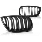 Grill geschikt voor BMW E92/E93 07-10 c/c glanzend zwart dubbele stang M-Look
