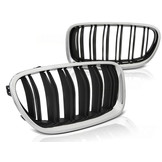 Grill geschikt voor BMW F10/F11 10-16 M5 look chroom zwart