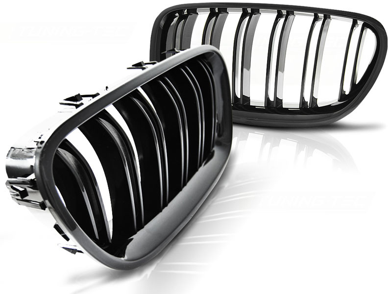 Grill geschikt voor BMW F10/F11 10-16 M5 look glanzend zwart
