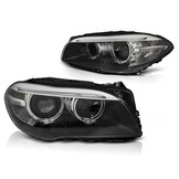Koplampen xenon geschikt voor BMW F10/F11 10-07 13 AE LED zwart drl