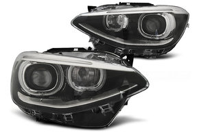 Koplampen dagrijlicht geschikt voor BMW F20/21 11-12 14 AE DRL zwart