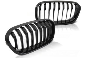 Grill geschikt voor BMW F20/F21 LCI 15-18 glanzend zwart