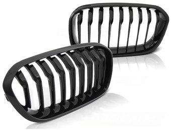 Grill geschikt voor BMW F20/F21 LCI 15-18 glanzend zwart