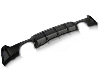 Achterbumper geschikt voor BMW F32/F33 MP dubbele uitsparing - dubbele uitlaat