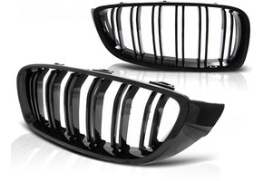 Grill geschikt voor BMW F32/F33/F36 13- M4 look glanzend zwart