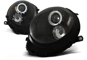 Koplampen geschikt voor BMW MINI (Cooper) 06-14 Angel Eyes zwart