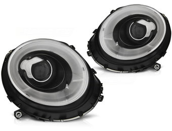 Koplampen met parkeerlicht geschikt voor BMW MINI (Cooper) 06-14 zwart