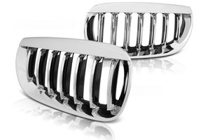 Grill geschikt voor BMW X3 E83 04-06 chroom