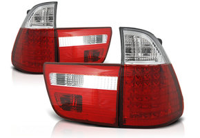 Achterlichten geschikt voor BMW X5 E53 09 99-10 03 rood helder LED