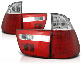 Achterlichten geschikt voor BMW X5 E53 09 99-10 03 rood helder LED