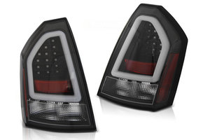 Achterlichten geschikt voor Chrysler 300C 05-08 zwart LED strip