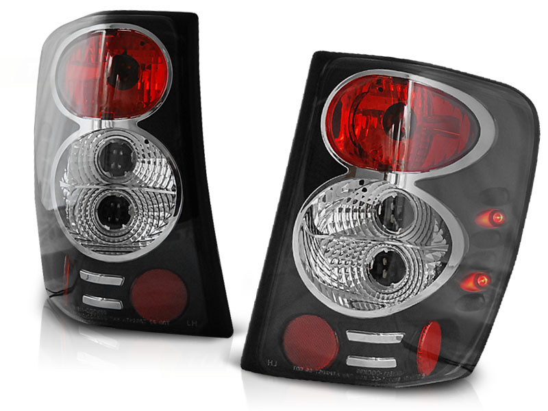 Achterlichten geschikt voor Chrysler Jeep Grand Cherokee (WJ) 99-05 05 zwart