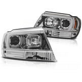 Koplampen met parkeerlicht geschikt voor Chrysler Jeep Grand Cherokee 99-05 05 chroom